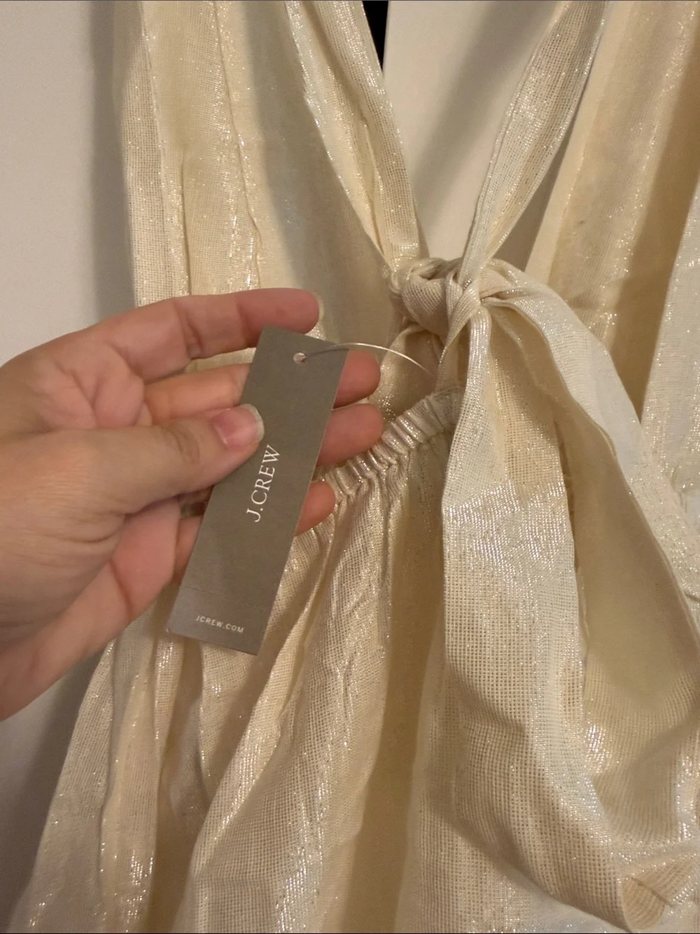 J. Crew flowing cream